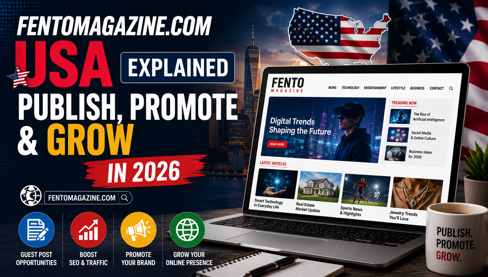 Fentomagazine.com USA Explained Publish, Promote & Grow in 2026